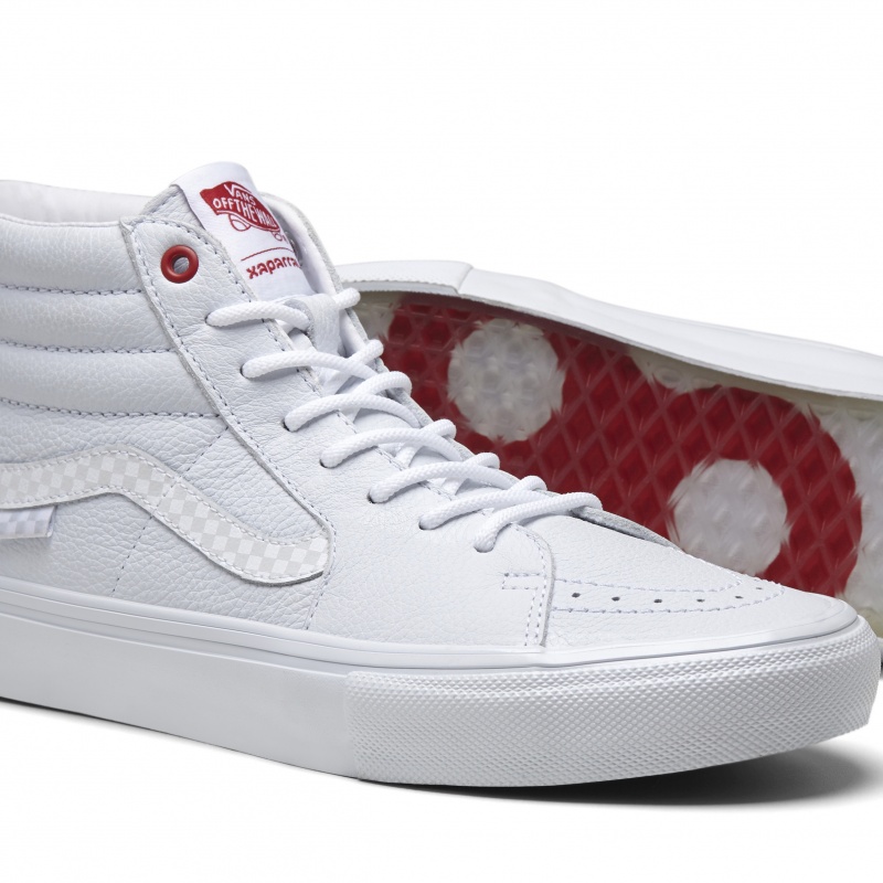 Tnis Vans Skate Sk8-Hi Xaparral Branco